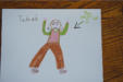 Children's art work from a YogaKids workshop