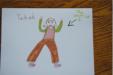 Children's art work from a YogaKids workshop
